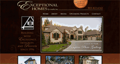 Desktop Screenshot of exceptionalhomesbyandre.com